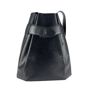 Louis Vuitton Epi Sac de Paul Shoulder Bag Leather Noir Black
